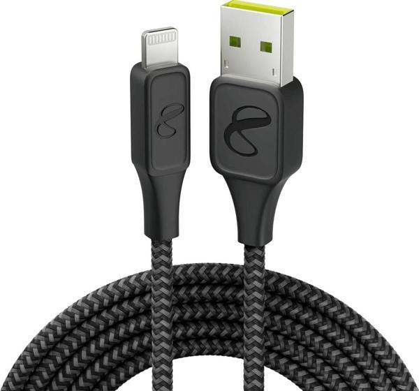 Infinity Lab InstantConnect Kablo USB-A Lightning,Siyah,1.5m IL.ILINCATLBLK_x000D_
_x000D_
 - Image 1