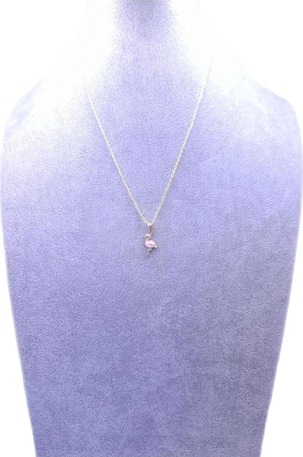 Han Ticarethane Pembe Flamingo Model Kolye - Image 1