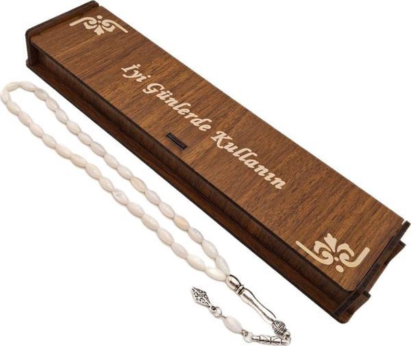 Han Ticarethane Arpa Kesim Doğal Sedef Tesbih - Image 1