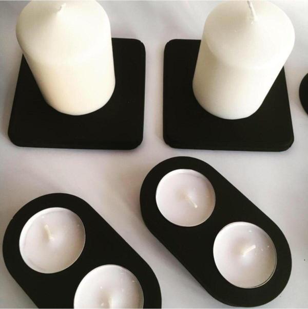 Hobimiz İşimiz Tealight - Silindir Mumluk - Image 1