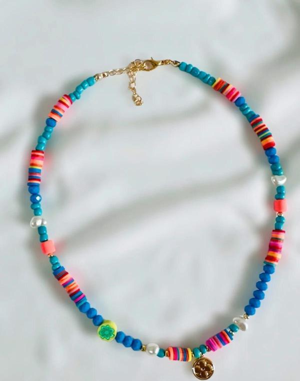 SUMMER FİMO BONCUK İNCİ MEYVE KOLYE - Image 1