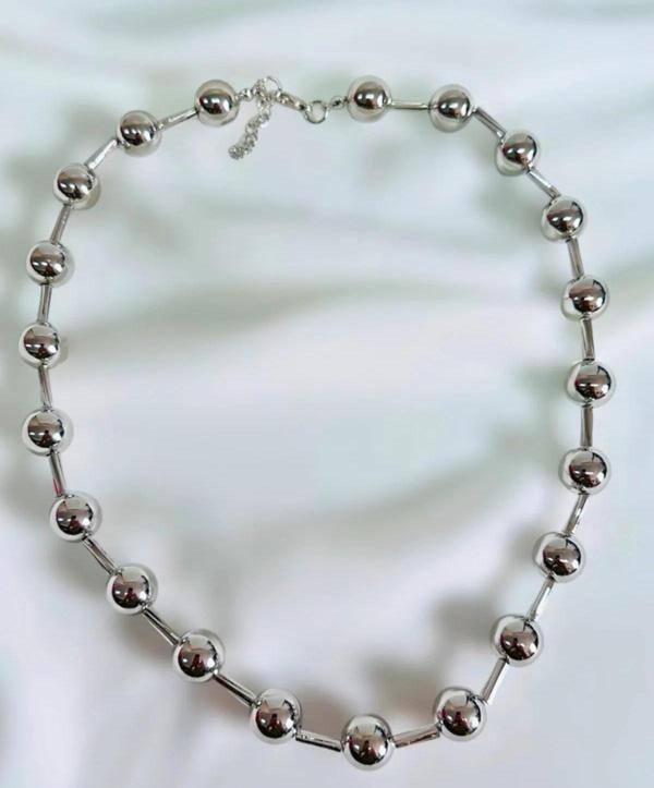 METALİZE BORU TOP KOLYE - Image 1