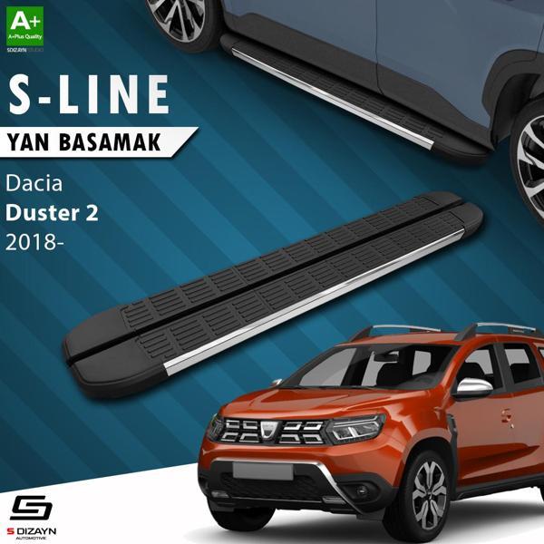 S-Dizayn Dacia Duster 2 S-Line Krom Yan Basamak 183 Cm 2018-2023 A+ Kalite - Image 1