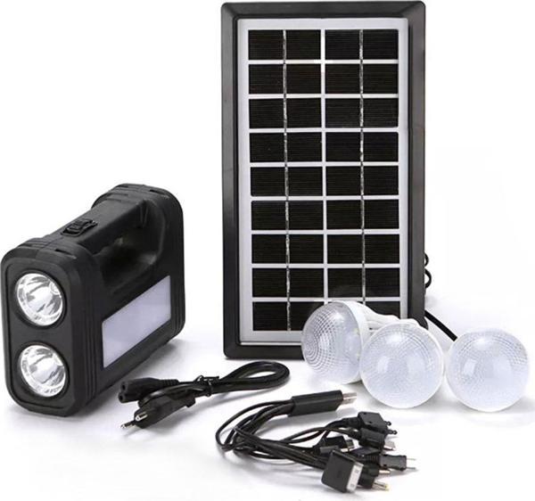 Ecuy Güneş Panelli Çok Fonksiyonlu Taşınabilir Güneş Enerjili Solar Işık Solar Aydınlatma Ve Şarj Ünitesi - Image 1