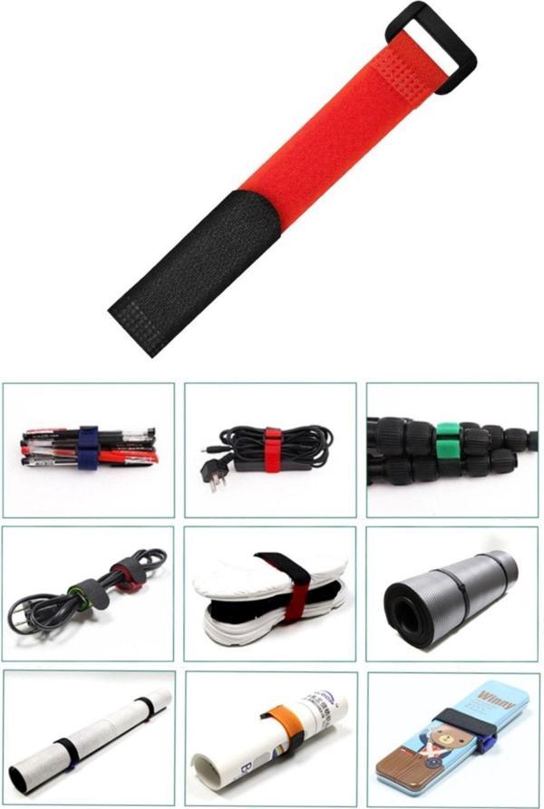 Ecuy Kablo Düzenleyici Ters Toka Kablo Toplama Bağlama Hook&Look Kablo Kemer Kanca Toplama 2 Adet - Image 1