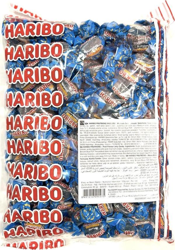 Haribo Yumuşak Şeker 1 kg Ahududu Sulu - Image 1