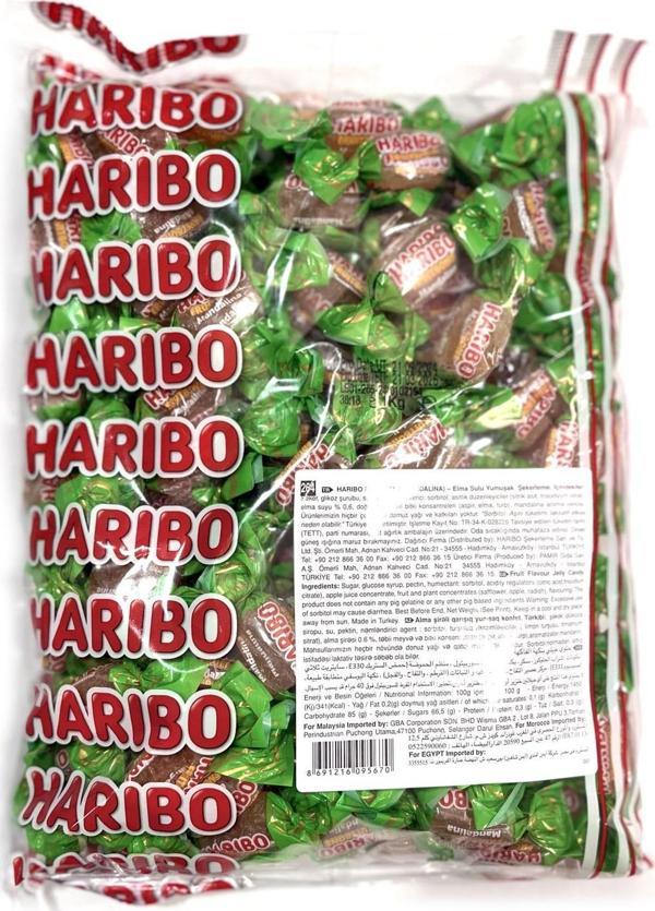 Haribo Yumuşak Şeker 1 kg Elma Sulu - Image 1