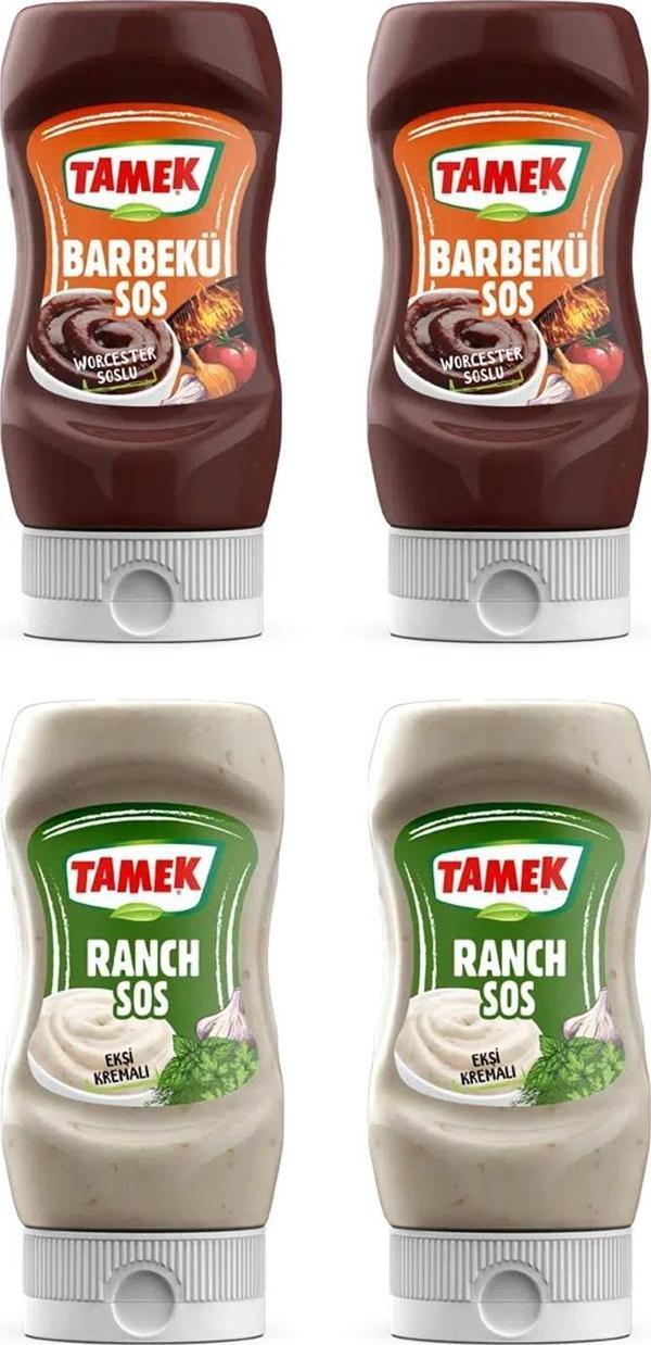 Tamek Barbekü Sos ve Ranch Sos 4 lü Set - Image 1