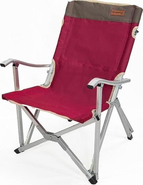 Madfox Dachuan Katlanır Kamp Sandalyesi BORDO - Image 1