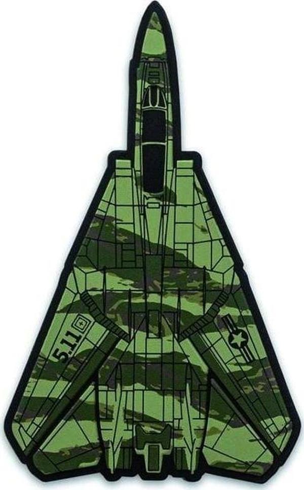 5.11 TOMCAT TIGER CAMOUFLAGE PATCH - Image 1