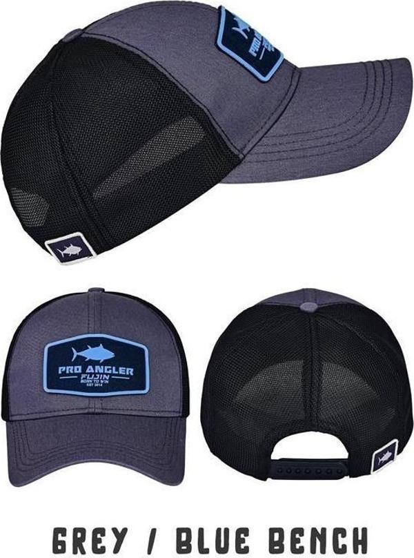 Fujin Pro Angler Grey + Blue Bench Şapka - Image 1