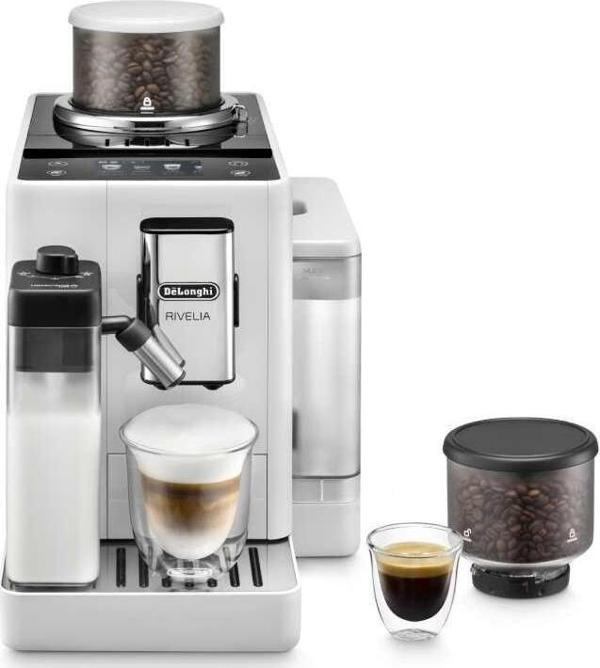Delonghi Rivelia Exam440.55.W Facm Tam Otomatik Espresso Makinesi Beyaz - Image 1