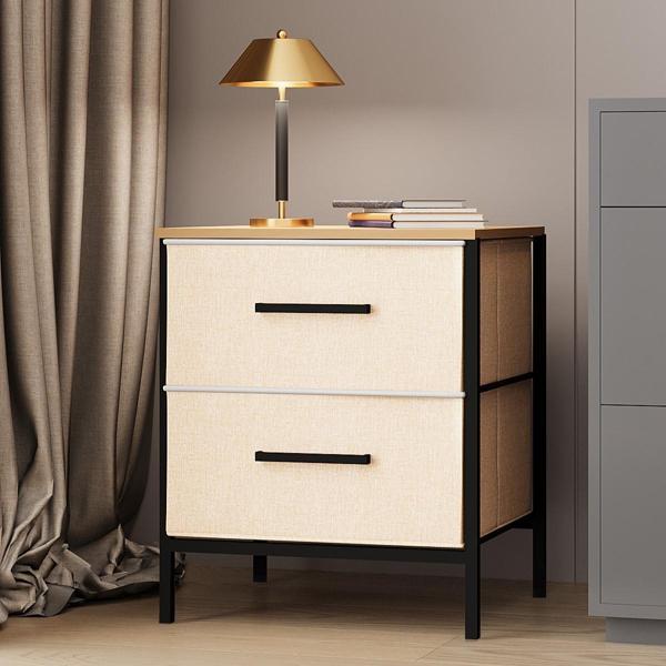 Eportatif 2 Çekmeceli Çok Amaçlı Dolap Komodin Sehpa Çam 1589 90x132 cm - Image 1