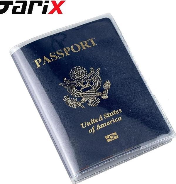 Tarix Şeffaf Pvc Pasaport Kılıfı,pasaport koruyucu,pasaport kabı - Image 1