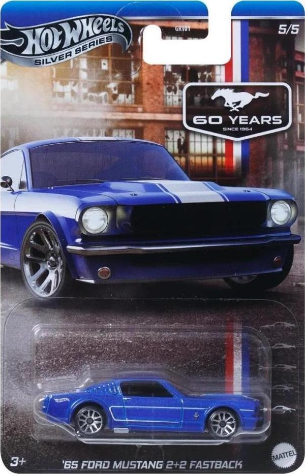 Hot Wheels  60. YIL MUSTANG SERİSİ ARABALAR  65 FORD MUSTANG 2+2 FASTBACK GRT01 - JBY49 - Image 1