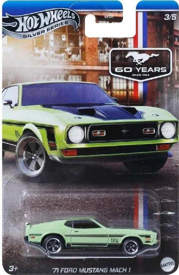 Hot Wheels  60. YIL MUSTANG SERİSİ ARABALAR  71 FORD MUSTANG MACH 1 GRT01 -JBY50 - Image 1