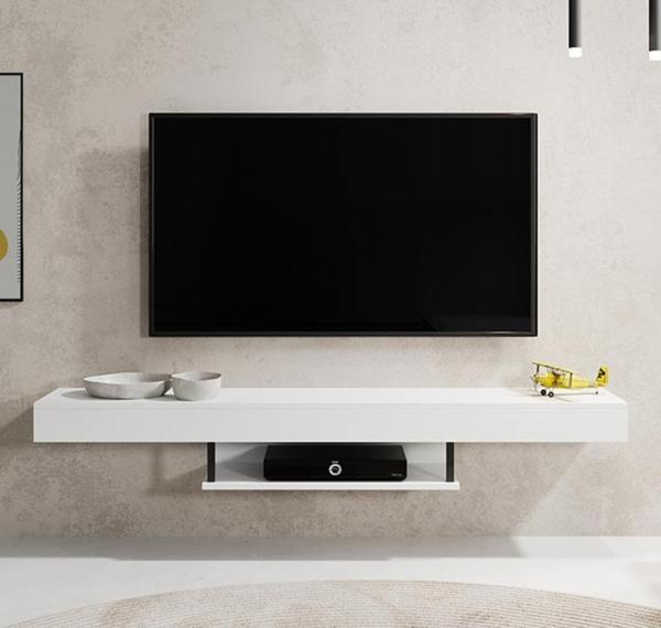 Tv Ünitesi Tv Sehpası Lüks Modern Şık Duvara Askılı Geniş Ünite - Image 1
