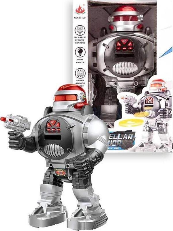 Yıldızlar Arası Robot Oyuncak, Disk Atan ve Kızılötesi Kontrol Robot - Image 1