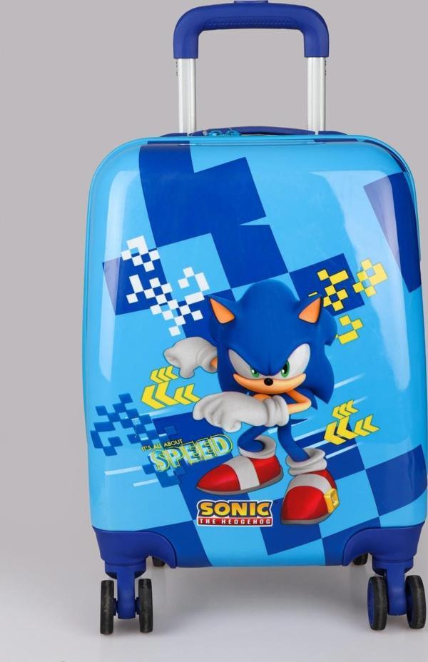 DEKOMUS İLE TÜRKİYE'DE İLK VE TEK YENİ SEZON LİSANSLI SONIC 40 CM KABİN BOY BAVUL / VALİZ - Image 1