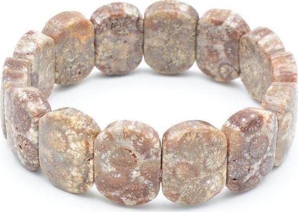 Rolex Model Oval Kesim Hakiki Doğal Mercan Bileklik 009 - Image 1