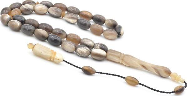 Sistemli Kapsül Kesim İri Boy Bufalo Boynuzu Tesbih - Image 1