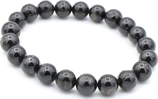 Hakiki Doğal Hipersten Taşı Bileklik Hypersthene 8.5 Mm - Image 1