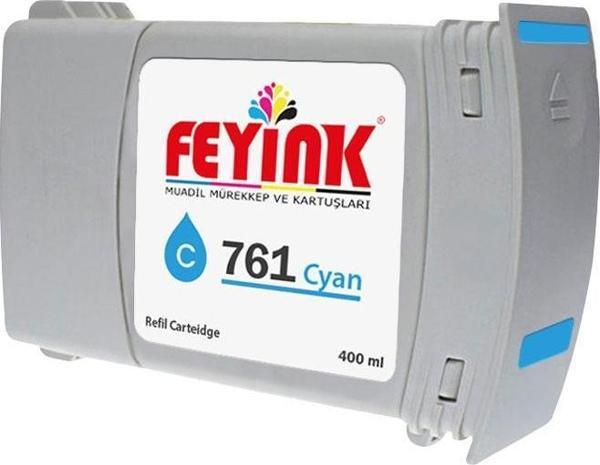 ® Hp 761-765 Cyan (C) Feyink Muadil Kartuş 400ml Designjet 7100/T7200 - Image 1
