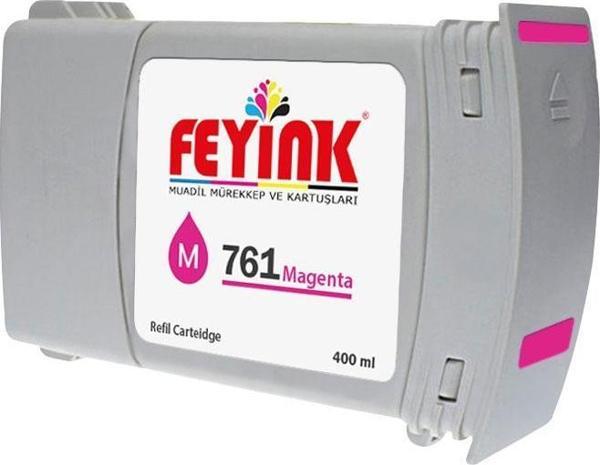 ® Hp 761-765 Magenta (M) Feyink Muadil Kartuş 400ml Designjet 7100/T7200 - Image 1