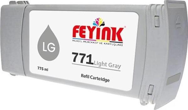 ® Hp 771 Light Gray (LG) Feyink Muadil Kartuş 775ml Designjet Z6200 - Image 1