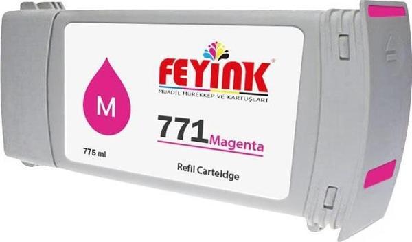 ® Hp 771 Magenta (M) Feyink Muadil Kartuş 775ml Designjet Z6200 - Image 1