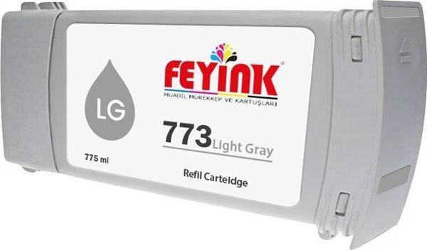 ® HP 773 Light Gray (LG) Feyink Muadil Kartuş 775ml Designjet Z6600/Z6800 - Image 1
