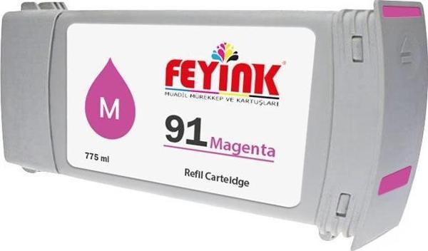 ® Hp 91 Magenta (M) Feyink Muadil Kartuş 775ml Designjet Z6100 - Image 1