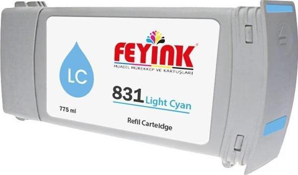 ® Hp Latex 831C Light Cyan (LC) Orijinal Mürekkep Dolumlu Feyink Kartuş 775ml  315/330/335/360/365 - Image 1