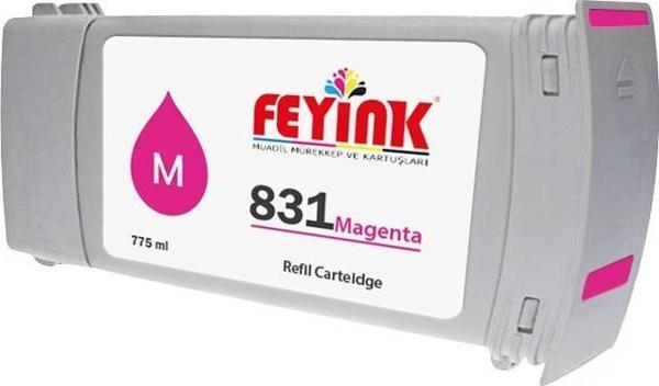 ® Hp Latex 831C Magenta (M) Orijinal Mürekkep Dolumlu Feyink Kartuş 775ml  315/330/335/360/365 - Image 1