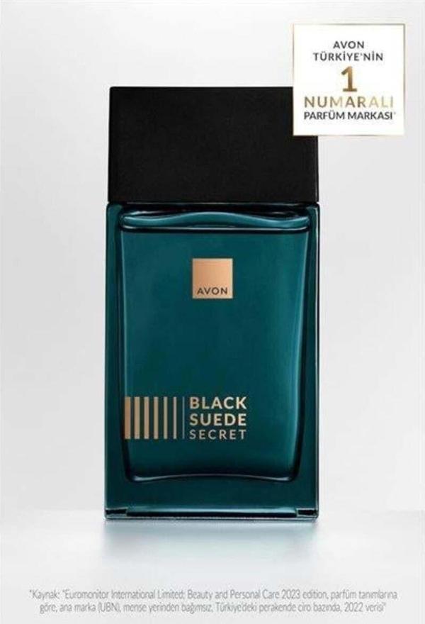 Avon Black Suede Secret Erkek Parfüm Edt 100Ml - Image 1