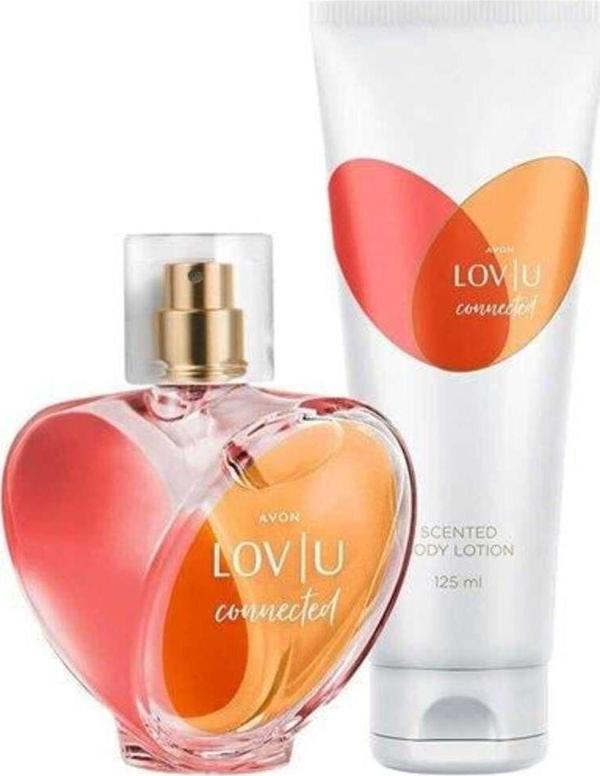 Avon Lov U Connected Edp 50 Ml Kadın Parfüm. Ikili Set - Image 1