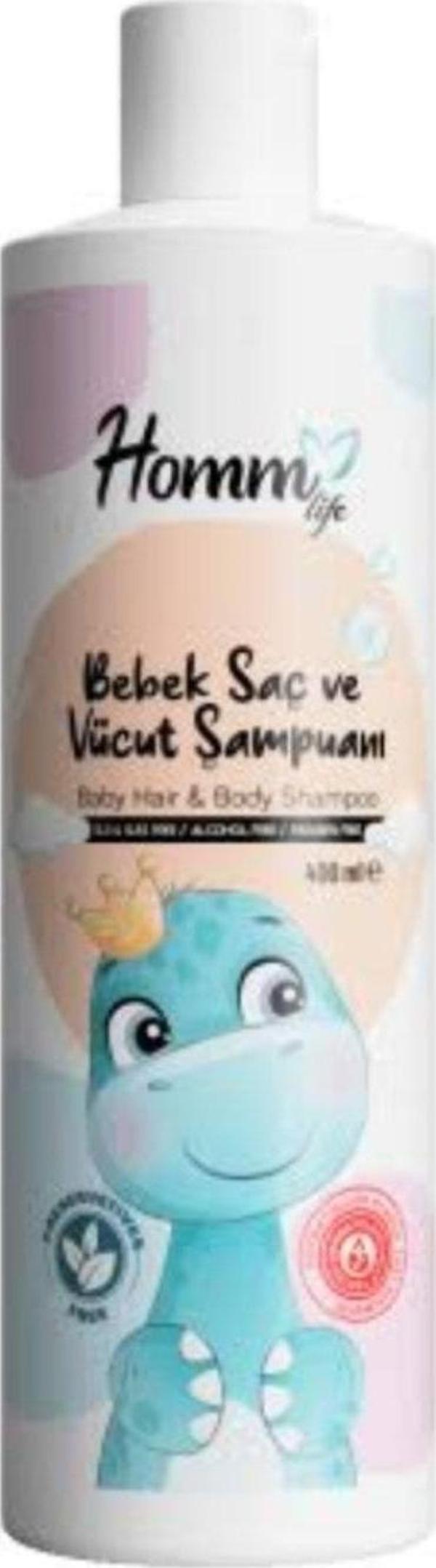 Homm Bitkisel Bebek Saç Ve Vücut Şampuanı 400 Ml - Image 1