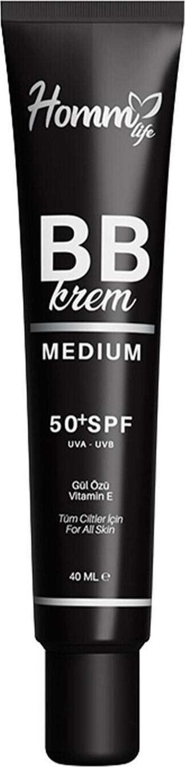 Homm Life Bb Krem Medıum 50 Spf 40 Ml - Image 1