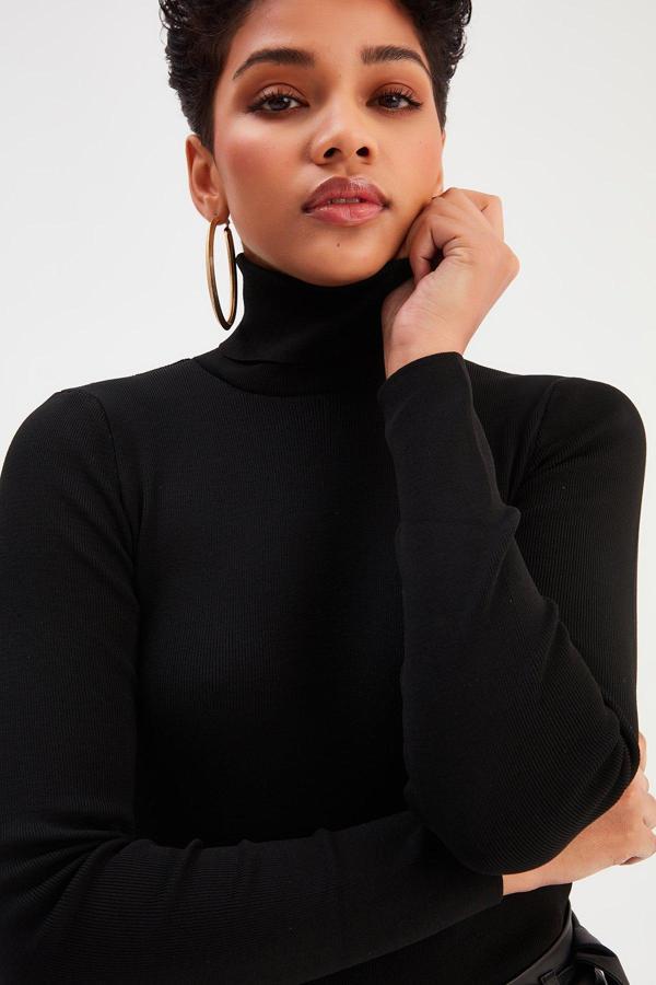 Tam Balıkçı Triko - Siyah - Image 1