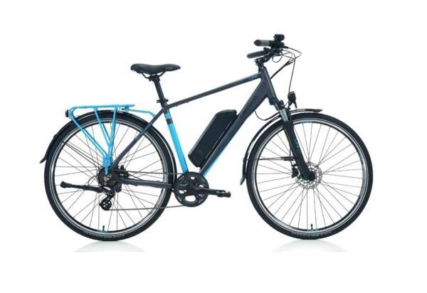 CARRARO E-LINE eLIFE 2.1 ERKEK ŞEHİR BİSİKLETİ 470H HD 28 JANT 7 VİTES MAT ANTRASİT MAVİ SİYAH - Image 1