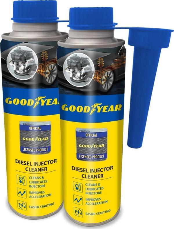 GOODYEAR DİZEL ENJEKTÖR TEMİZLEYİCİ YAKIT KATKI SETİ 300 ML (2 ADET) - Image 1