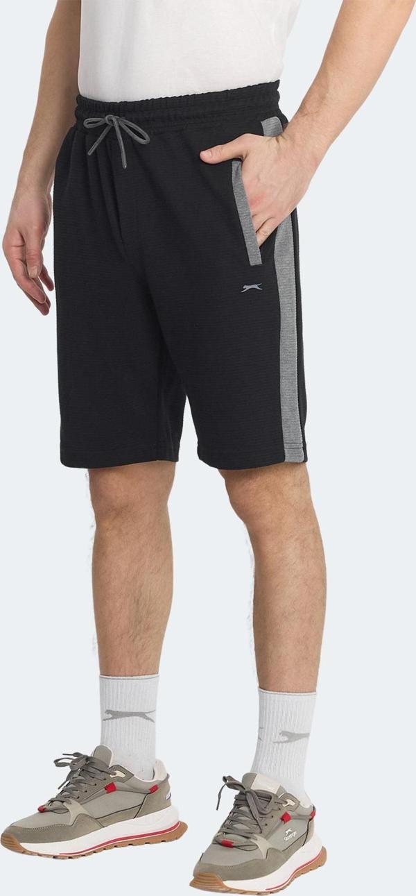 Slazenger NANDO I Erkek Şort Siyah - Image 1