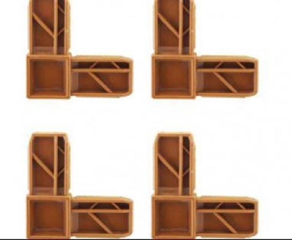Sineklik Köşe Takozu Kahverengi 100 lü Paket - Image 1