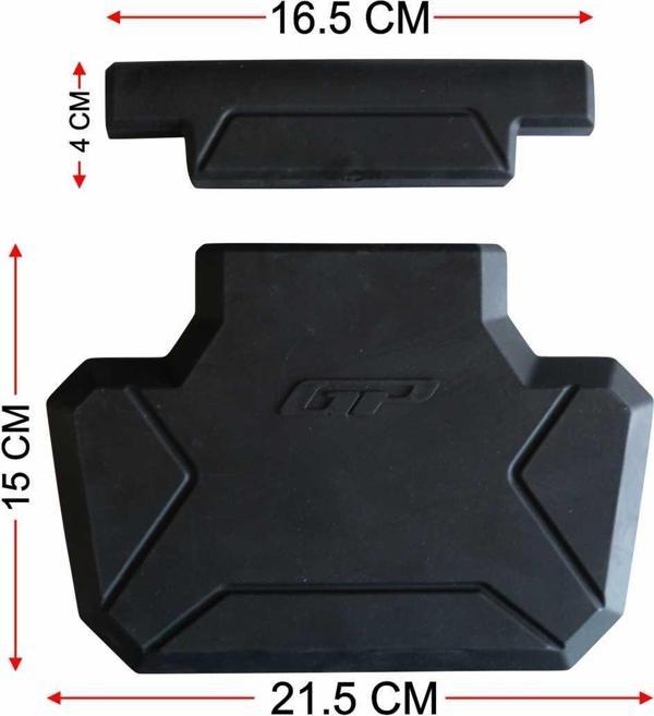 GP Kompozit Universal 21X20cm Plastik Çanta Pedi Siyah - Image 1