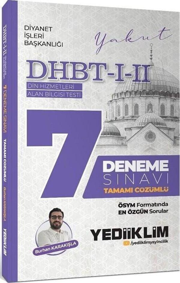 Yediiklim DHBT 1-2 7 Deneme Çözümlü - Burhan Karakışla Yediiklim Yayınları - Yediiklim Yayınları - Image 1