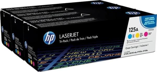 125A Mavi-Kırmızı-Sarı 3Lü Takım Toner Cf373Am Cb541A-Cb542A-Cb543A - Image 1