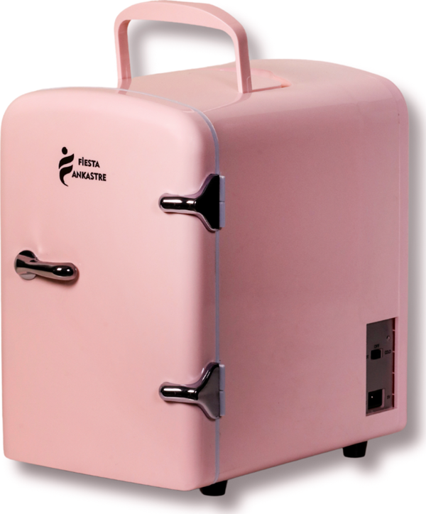 FİESTA ANKASTRE MİNİ BUZDOLABI - PUDRA PEMBE - Image 1