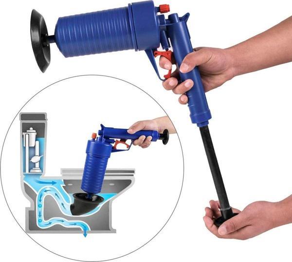 Maxilife Air Blaster Mutfak Tuvalet Lavabo Banyo Yüksek Basınçlı Püskürtücü Tıkanıklık Giderici - Image 1