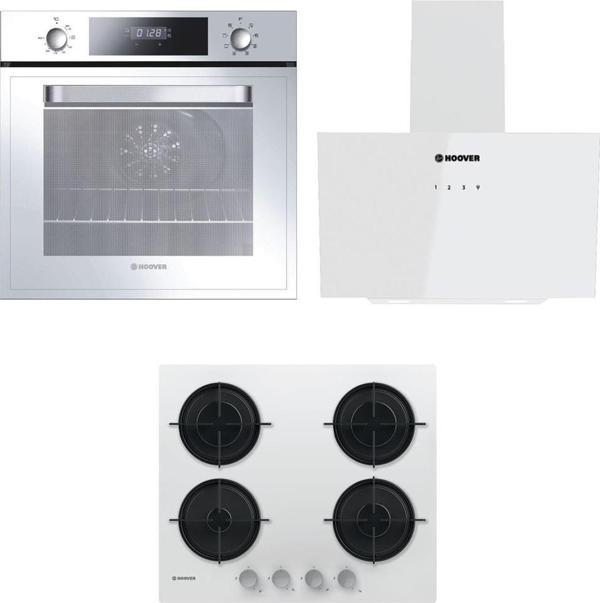 Hoover Beyaz Ankastre Set hot3051wi + Hvw6mw + Hdg6c1gwtk - Image 1