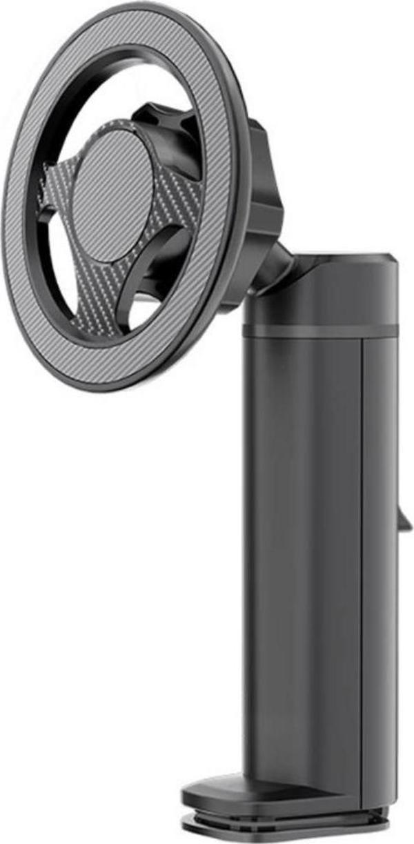 Polham Magsafe Mıknatıslı Açı ve Yön Ayarlı Sıkıştırmalı Masaüstü Telefon Tutucu, Sehpa, Koltuk Uyumlu - Image 1